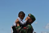KEPULANGAN 455 PRAJURIT TNI AD PAMTAS RI-PNG