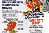 Menjadi viral kegiatan hapus tato gratis digelar di 