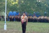 Kemah eksekutif Sultra, para bupati jadi pelaksana upacara