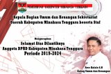 Kabag Umum dan Keuangan Mengucapkan Selamat Atas Dilantiknya Anggota DPRD Kabupaten Mitra