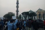 Aliansi Mahasiswa Sumsel kembali  aksi damai turun ke jalan
