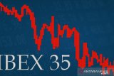 Bursa saham Spanyol ditutup lebih rendah
