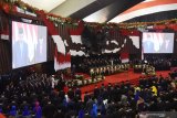 Smoot and peaceful Jokowi's second presidential inauguration