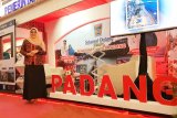 Padang shows an ethnic concept stand at West Sumatra Expo in Medan