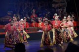 Ratusan penari tampilkan 16 tari Semarangan di Taman Budaya Jawa Tengah