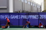 Tim tenis SEA Games tiba sehari lebih cepat  antisipasi hambatan