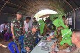 78 orang prajurit Kowad  Kodam Sriwijaya donor darah