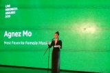 Terima penghargaan Most Favorite Female Musician. ini pesan Agnez Mo untuk generasi milenial