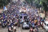 Bobotoh konvoi sambut Persib juara Liga 1 Putri