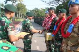 Batalion Infantri Raider 100/PS sambut Satgas Kontingen Garuda