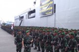 Pangdam XIV/Hasanuddin terima 600 personel pascabangun jembatan di Papua