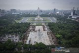 Kolam seukuran lapangan bola dan plaza akan dibangun di area revitalisasi Monas