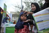 Ratusan anak ikuti layanan Posyandu di kecamatan Alang Lebar