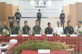Bea Cukai dan TNI Satgas Pamtas amankan ganja di perbatasan RI-PNG
