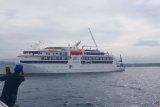 Kapal pesiar MV Coral Adventure berlabuh  di perairan Kupang