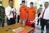 Polisi musnahkan sabu dan pil ekstasi hasil tangkapan dari WN Malaysia