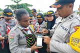 Polsek Muara Tami Jayapura laksanakan pembinaan Pramuka Saka Bhayangkara