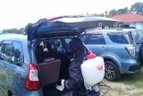 Lanal Melonguane lakukan penyemprotan desinfektan cegah penyebaran virus corona