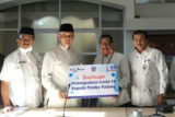 Bank Nagari bantu Pemkot Padang Tangani Virus Corona, serahkan 10 drum alkohol