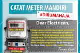 PT PLN minta pelanggan catat meter mandiri selama pandemi COVID-19
