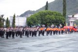 223 personel gabungan lakukan penyemprotan cairan disinfektan di Jayapura