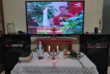 Umat Katolik Keuskupan Manado rayakan Minggu Palma melalui TVRI-Live streaming-Radio