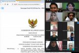 Penyuluh hukum Kemenkuham Sulbar tingkatkan kapasitas melalui telekonfrensi
