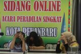 19 pelanggar PSBB di Pekanbaru dijatuhi hukuman denda hingga jutaan rupiah