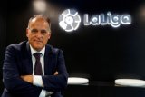 Presiden La Liga Javier Tebas sebut Florentino Perez 