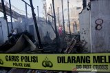 Kebakaran rumah padat penduduk di Makassar