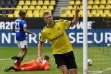 Erling Haaland, pencetak gol pertama Liga Jerman di era pandemi