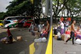 Tidak terlihat aktivitas penumpang di Terminal Daya Makassar jelang Lebaran