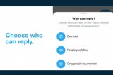 Twitter sedang uji coba batasi tweet balasan