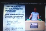 Kampus di AS akan salurkan 140 ventilator tambahan ke Indonesia