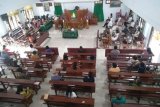 Jadi percontohan, Jemaat GMIM Sion Wioi mulai beribadah di gereja