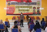 Polda Papua edukasi pencegahan COVID-19 warga Kampung Warbo Keerom