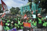 UNJUK RASA PENGEMUDI GOJEK DI PADANG