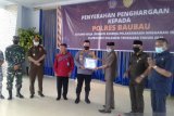 Polres Baubau raih penghargaan peringkat pertama pelaksanaan anggaran terbaik se-Sultra