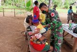 TNI keliling kampung melayani pengobatan warga di perbatasan RI-PNG
