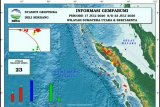 BMKG: 23 gempa guncang Sumatera bagian utara selama pekan ketiga Juli 2020