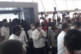 Menteri BUMN dan rombongani tiba di dermaga eksekutif Bakauheni