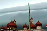 Awan hitam di langit Aceh Barat viral di medsos