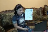 Semangat belajar daring dengan jaringan Telkomsel