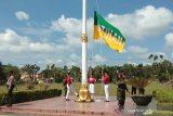 Paskibraka upacara HUT Ke-75 Kemerdekaan RI Pemkot Palangka Raya hanya lima orang