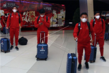 Sejumlah pesepak bola Timnas U-19 tiba di Bandara Soekarno Hatta, Tangerang, Banten, Sabtu (29/8/2020) malam. Sebanyak tiga puluh pemain Timnas Indonesia U-19 akan mengikuti Pemusatan Latihan (TC) di Kroasia sebagai persiapan menghadapi Kejuaraan Piala Asia U-19 di Uzbekistan yang akan digelar pada 14-31 Oktober mendatang. ANTARA FOTO/Muhammad Iqbal/wsj.