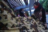 Pengunjung melihat batik Pamekasan bermotif 