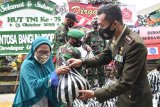 Rayakan HUT TNI, Kodim Wonosobo bagikan paket sayuran pada masyarakat