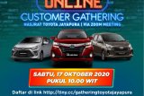 Online Customer Gathering serentak seluruh cabang Hasjrat Toyota 17 Oktober 2020