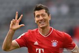 Lewandowski ukir trigol saat Bayern menang 5-0 atas Eintracht Frankfurt