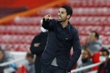 RALAT -Pelatih Arteta sebut Arsenal banyak buang peluang saat kalah dari Leicester